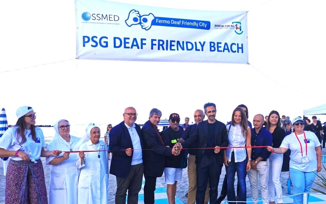 La Deaf Friendly Beach di Porto San Giorgio è Bandiera Lilla